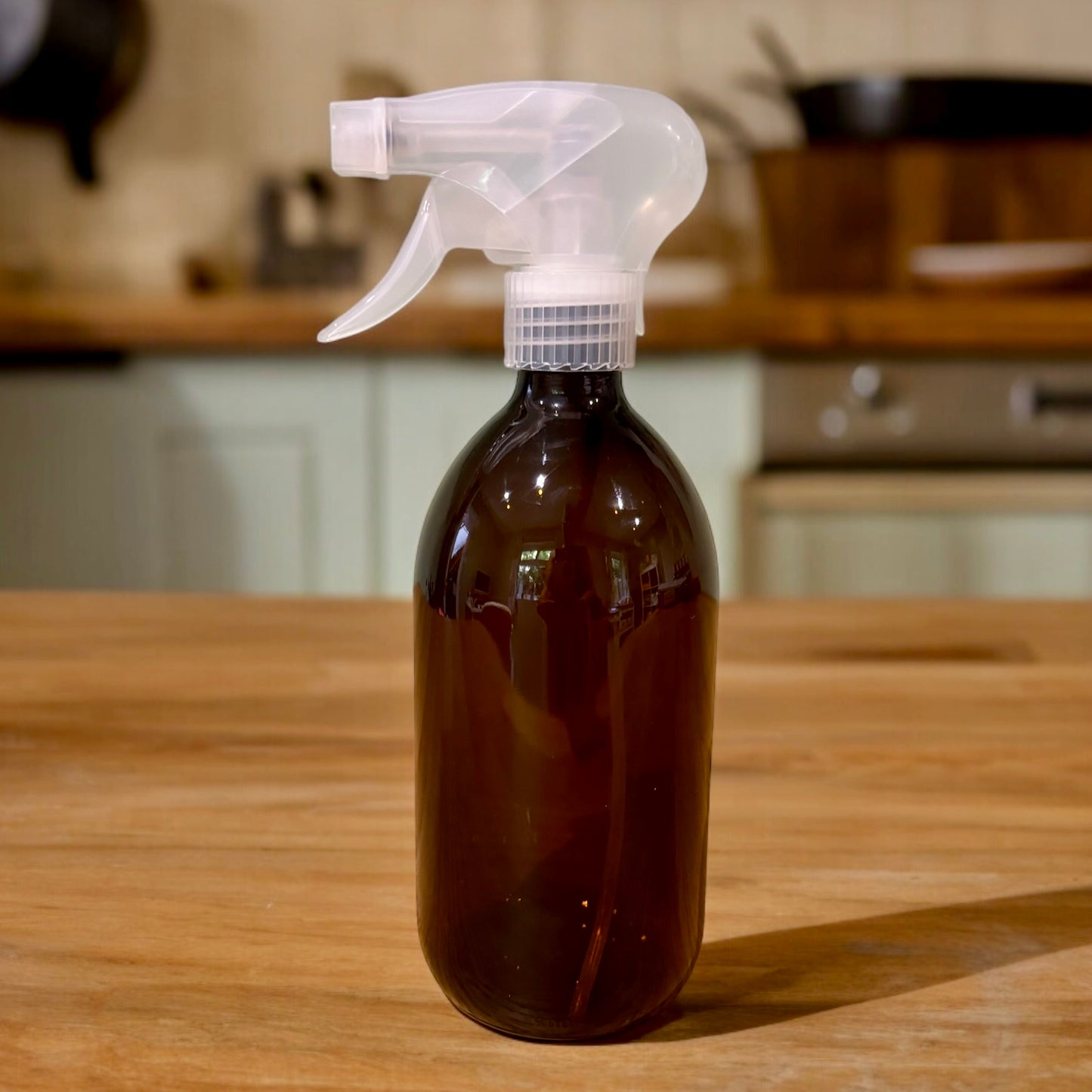 Amber Glass Spray Bottle