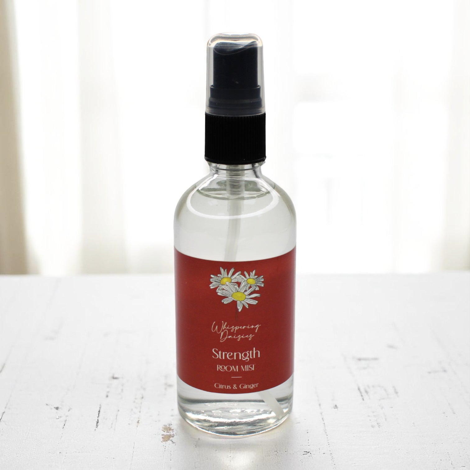 strength 100ml room mist from whispering daisies