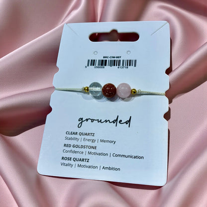 Grounded -  Crystal Bracelet