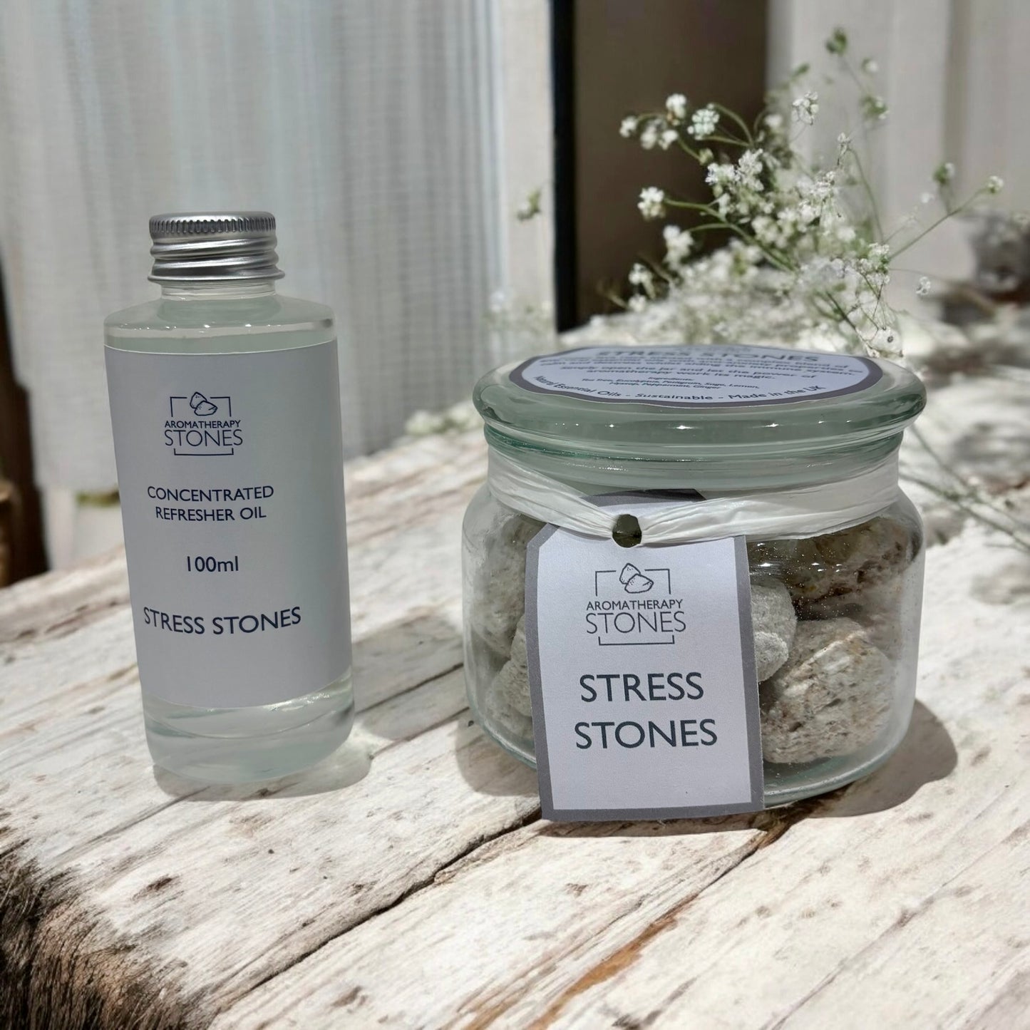 Stress Aromatherapy Stones - Gift Set