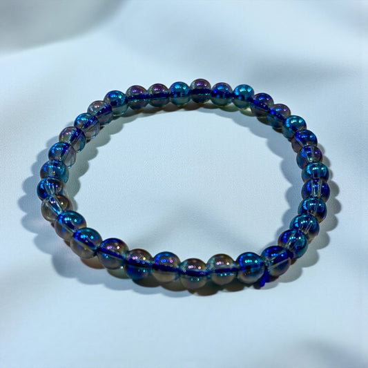 Rainbow Aura Quartz - Power Crystal Bracelet