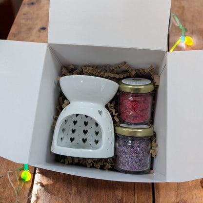 Mini Scented Granules & Burner - Gift Set