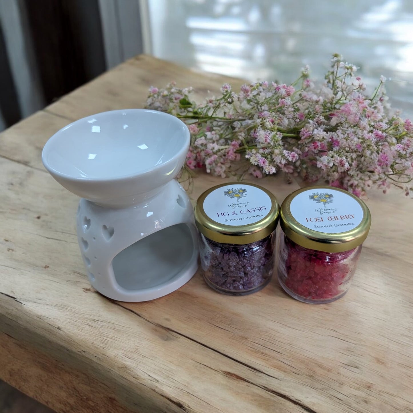 Mini Scented Granules & Burner - Gift Set