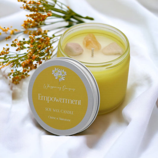 Empowerment - Crystal Infused Candle