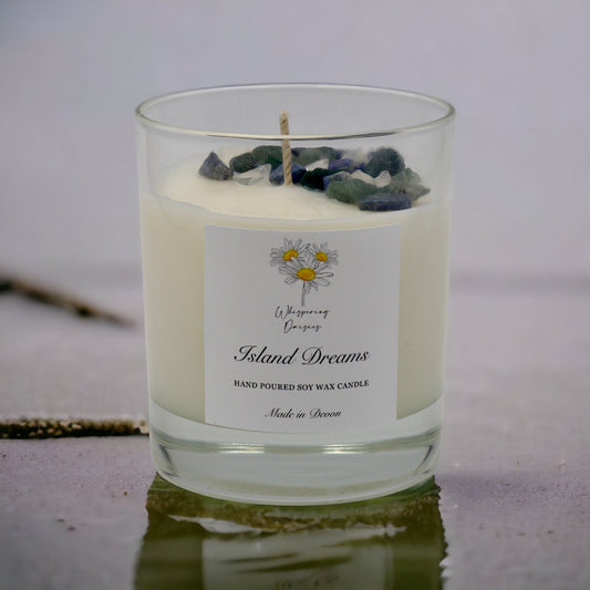 Island Dreams - Crystal Candle